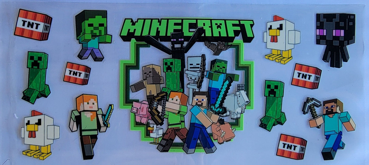 16 oz Glass Cup - Various Designs