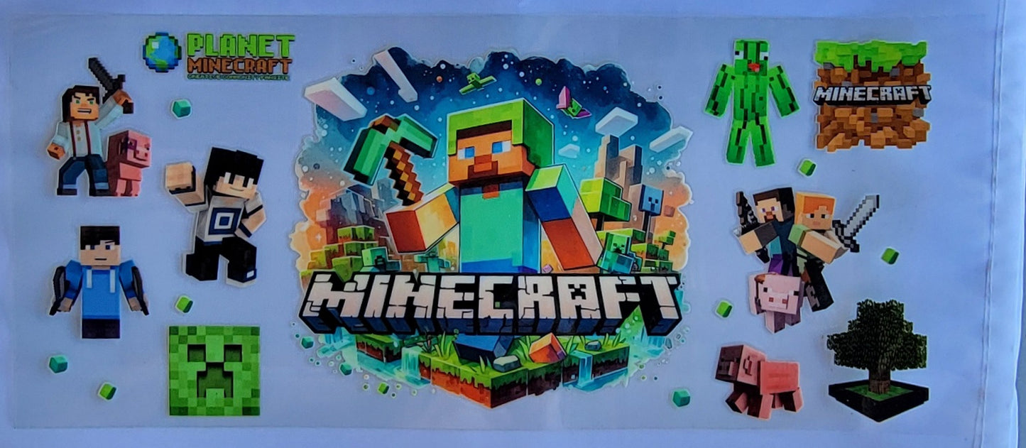 16 oz Glass Cup - Various Designs