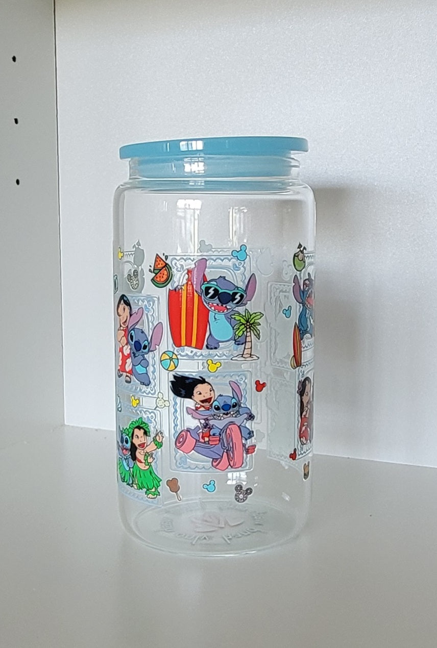 16 oz Glass Cup - Various Designs