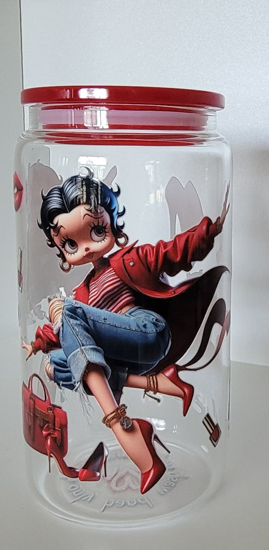 16 oz Glass Cup - Various Designs