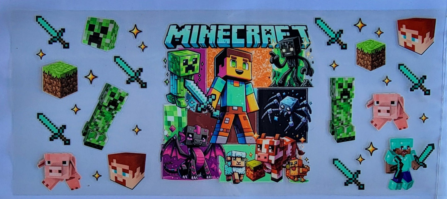 16 oz Glass Cup - Various Designs