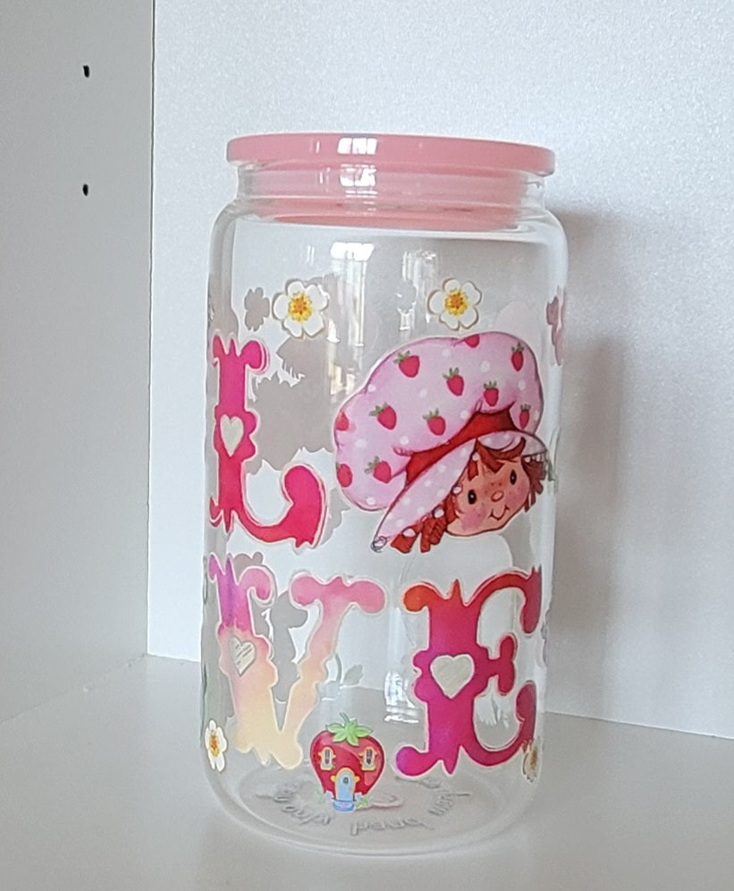 16 oz Glass Cup - Various Designs